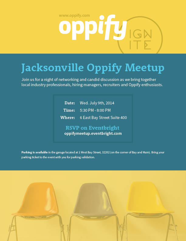 Oppify Meetup Flyer